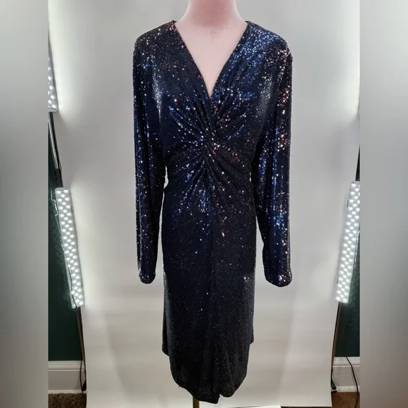 alemais blue marlin dress Tahari Asl Midi Dress  Bluefly